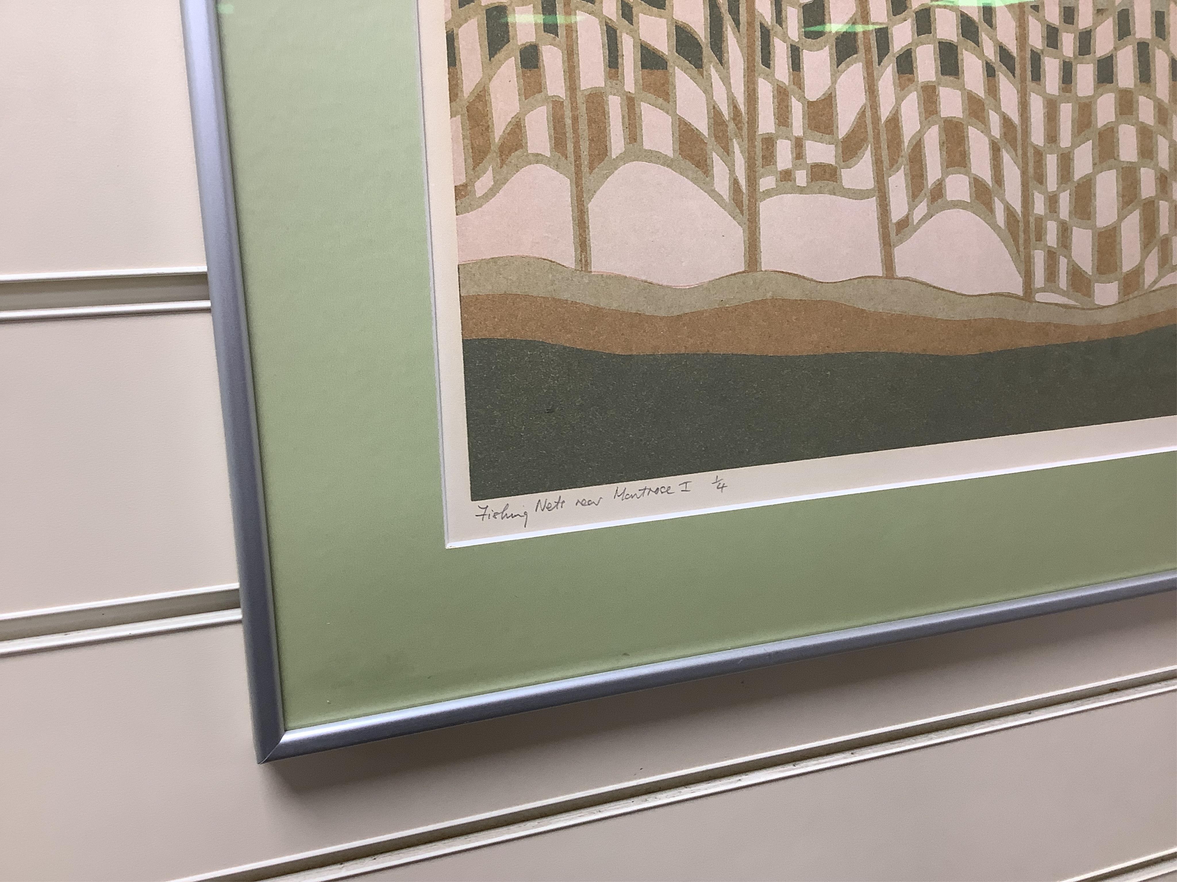 Gerald Clements, three screen prints, each signed in pencil to include an artist's proof example, titled 'Kilve Suite - Stream Vierato' dated 1973, largest 43 x 53cm